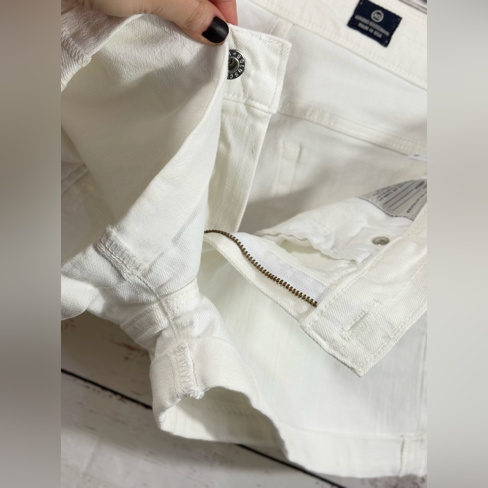 AG Adriano Goldschmid The Pixie White Roll-Up Shorts in Size 28 NWOT - Picture 5 of 8